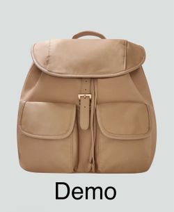 Year of Ours YOS x FFF Taupe Backpack