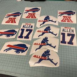 Bills Stickers Decals