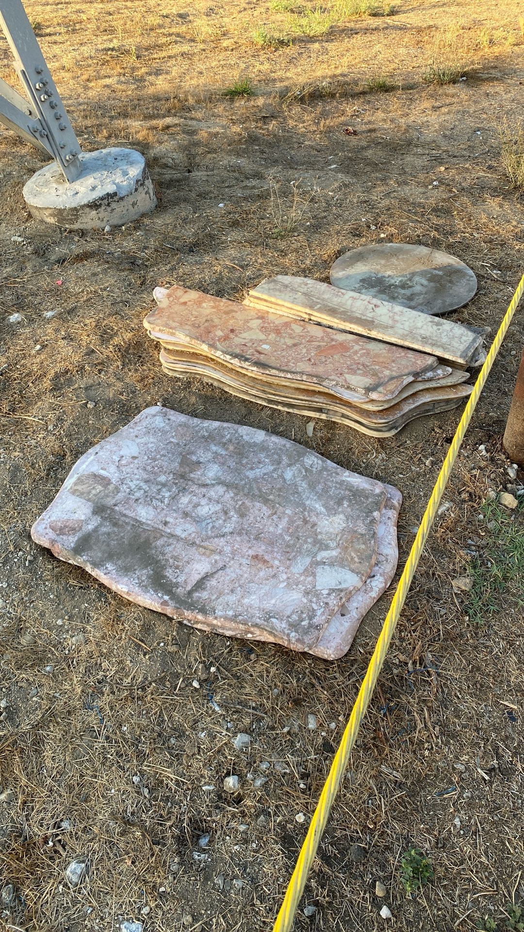 FREE!! Marble Table And Hall Table Tops - Curb Alert!!!
