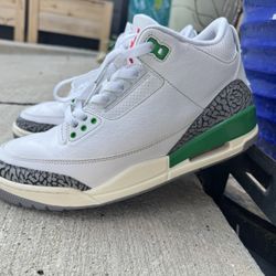 Jordan 3 Lucky Green - 9.5M/11W