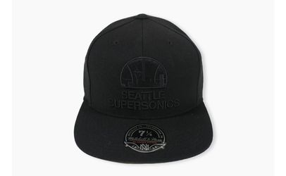 Blackout Seattle Supersonics Fitted Hat