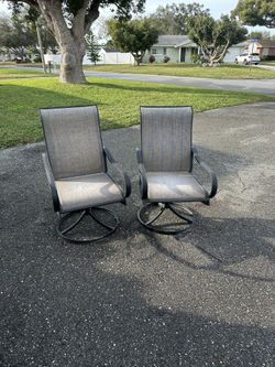 Patio Dining Chairs - Beige