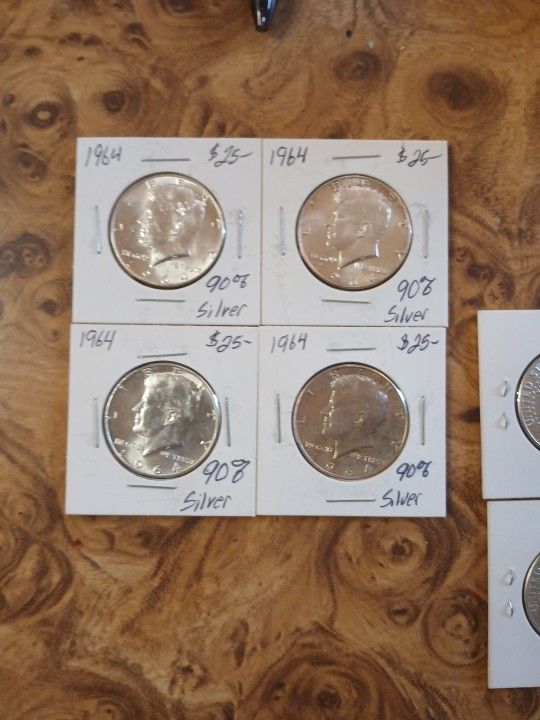 1964 KENNEDY HALF DOLLARS