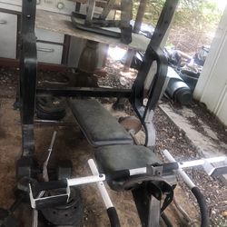 Weight Bench With Weights 