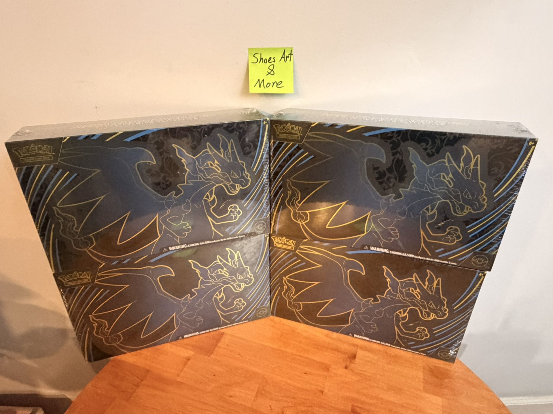 (Lot Of 4) Pokemon Mega Charizard X EX Ultra Premium Collection “Factory Sealed”