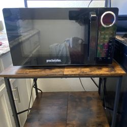 Proctor Silex PSCMB809BK09 Countertop Microwave 0.9 cu ft Black Digital