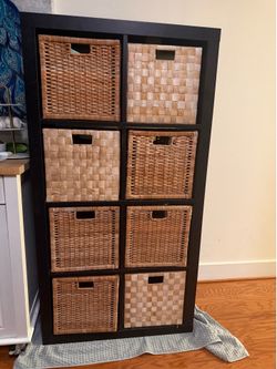 IKEA shelving unit with 8 cubes or selling them separately