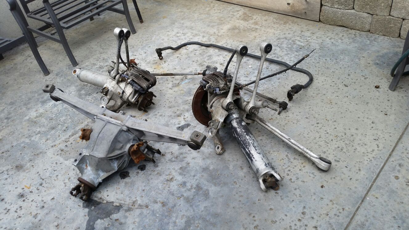 Corvette c4 rear end assembly