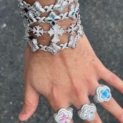 Bracelet And Necklace Set + Ring