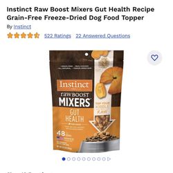 Instinct Boost Mixers Food Topper For Dogs 