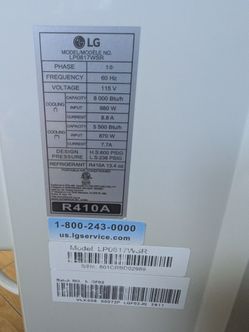 LG Portable Air Conditioner