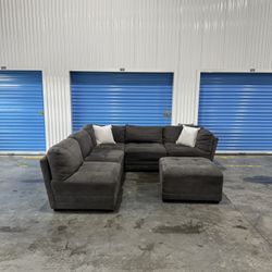 Large Gray Sectional Free Delivery