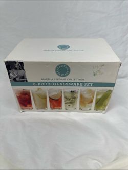 Martha Stewart Collection 6-Piece Glassware Set