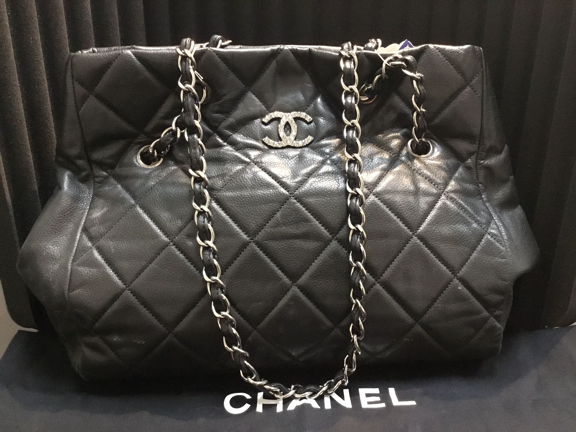 Chanel Quilted Caviar Leather