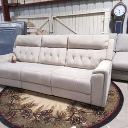 Gorgeous Large Recliner Sofa With Hidden Cup Holders 