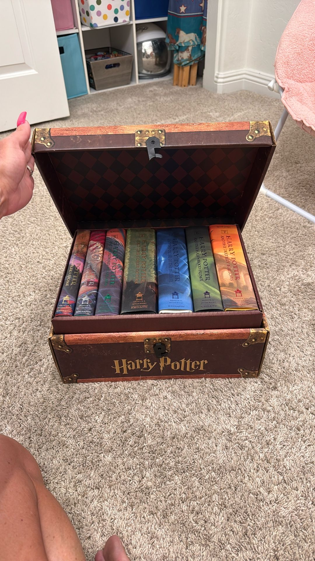 Harry Potter Collectors/ Collectible Trunk Books 1-7 Limited Edition Box Set Hardcover