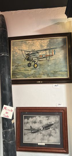 Framed Airplane Art