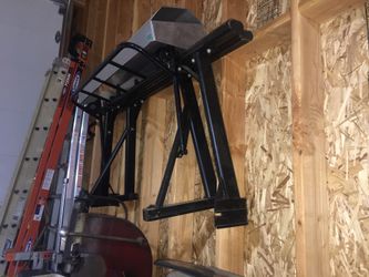 Factory Silverado truck box and headache rack cargo management system