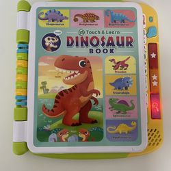 Leapfrog Touch and Learn Dinosaur Book Alphabet Toys USED