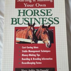 Farm - Starting & Running Your Own Horse Business 