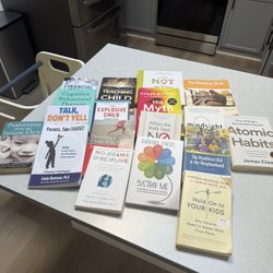 18 Great Books For Just $50- Find Titles Bellow- Ask If Interested In A Specific Book 