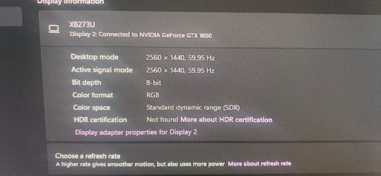 Insane Gaming monitor (Acer Predator)
