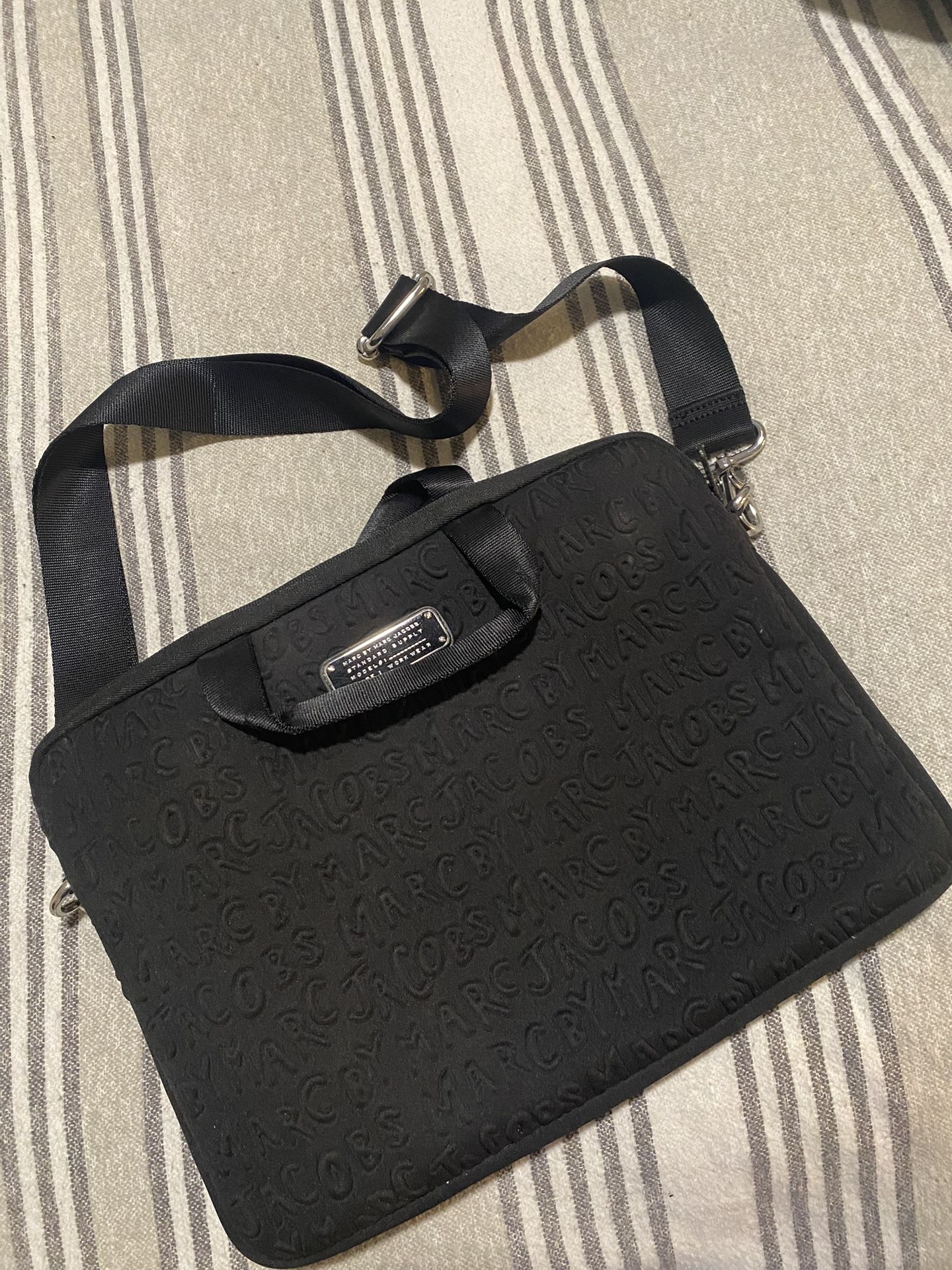 Marc Jacobs Mj Nylon Tech Black Laptop Bag 13 inch MSRP $185
