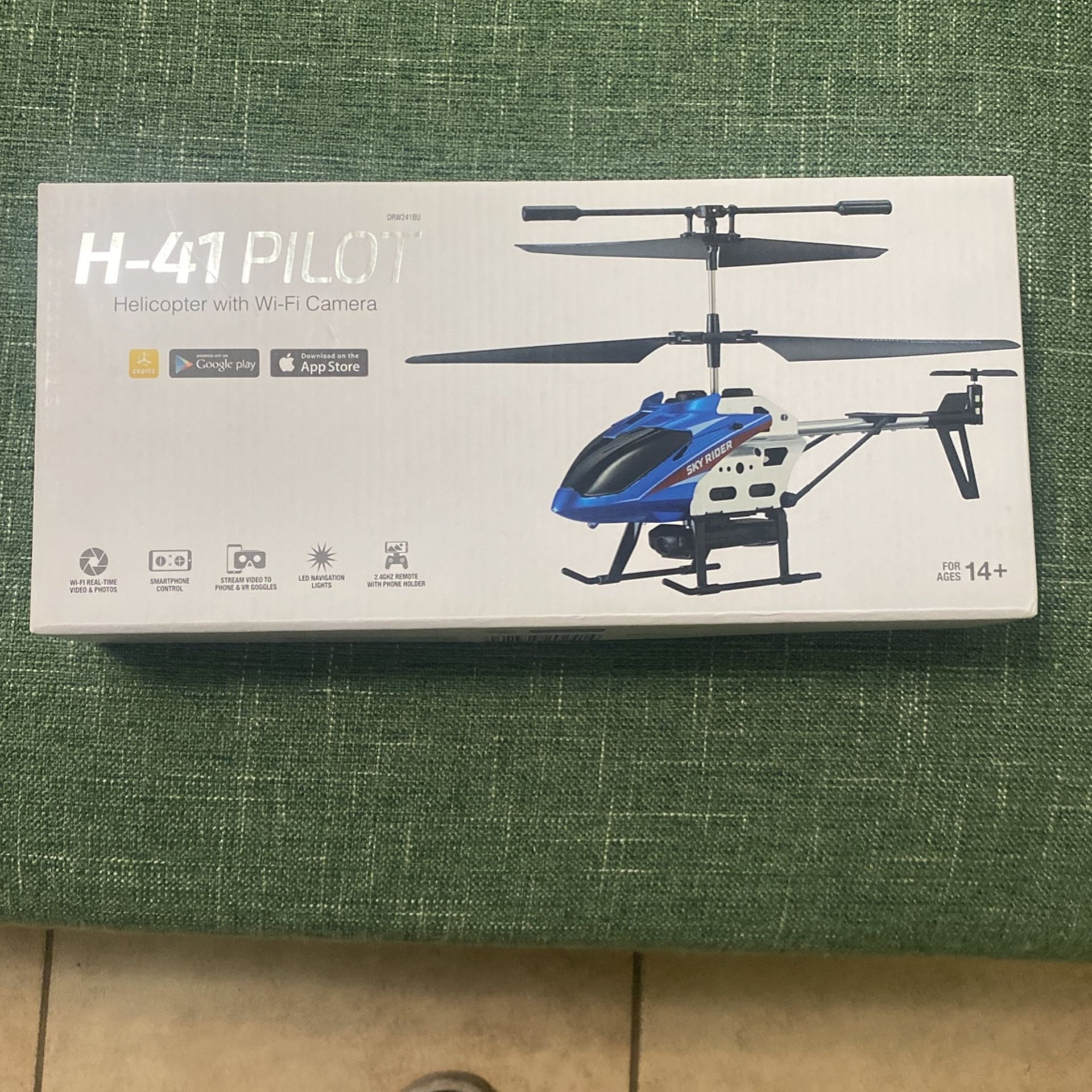 H-41 Pilot Helicopter With Wi-FI Camera New! for Sale in Hazard
