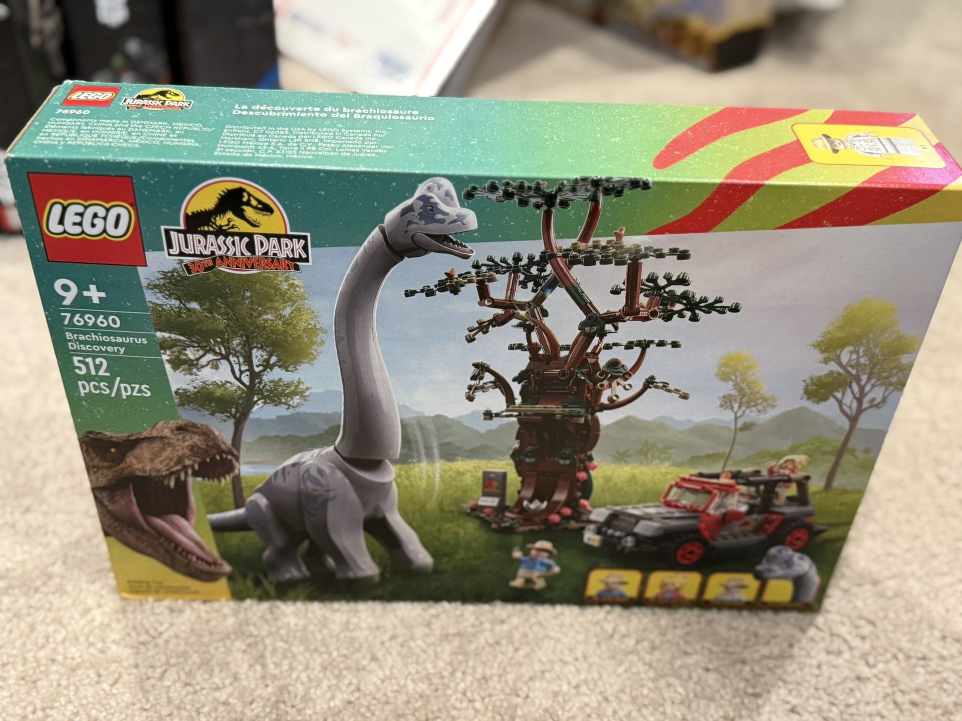 Lego Jurassic Park 50th Anniversary Brachiosaurus Discovery 76960