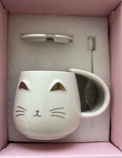 Ceramic cat mug