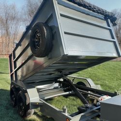 2026 NEW 8x12x4 DUMP TRAILER 12000lbs