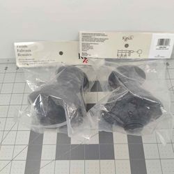 Set of Two 2 inch Kirsch Curtain Rod Finials