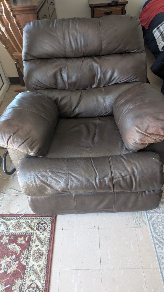 FREE Faux Leather Rocket Recliner
