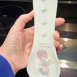 Precious Moments Christmas Spoon Rest
