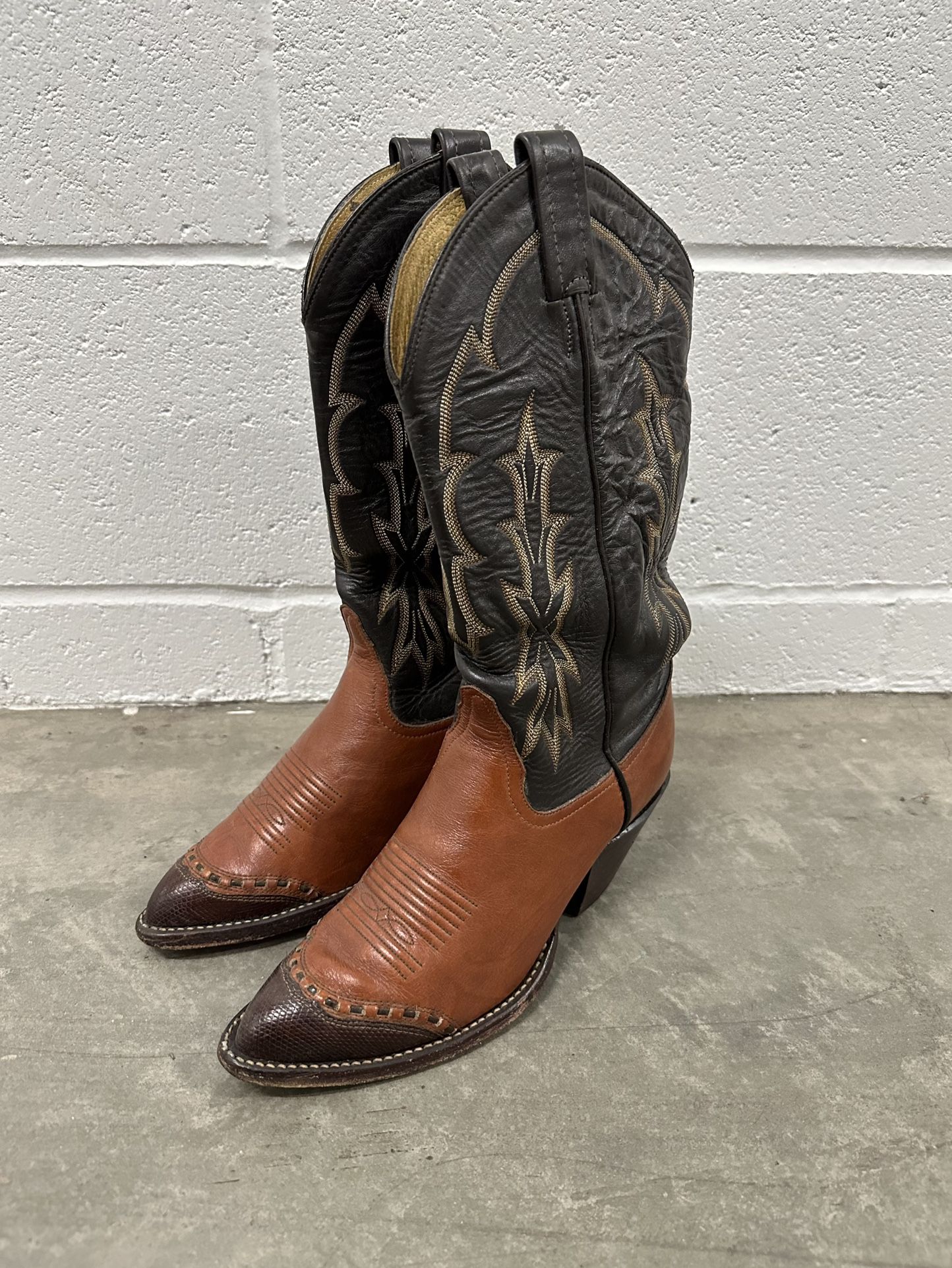 Vintage Tony Lama Cowboy Western Boots Not Justin Montana Redwing Timberland