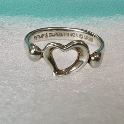 Tiffany & Co Sterling Silver Ladies Ring “Sizable  5 1/4 “