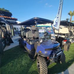 2025 Denago Rover XL6 6-Passenger Lifted 48-Volt Lithium Golf Cart 