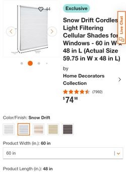 Cordless Light Filtering Cellular Shades