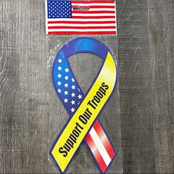 New “Support Our Troops” Yellow Ribbon Magnet