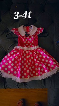 Minnie mouse costume 3-4t