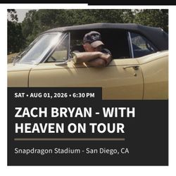 Zach Bryan Concert Tickets San Diego 