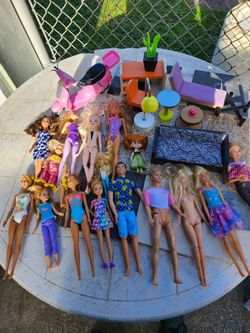 Barbies Dolls and Extras