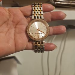 New Michael Kors 2 Tone Watch 