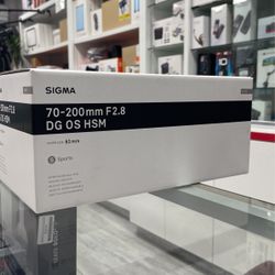 Sigma 70-200mm F2.8 For Canon Or Nikon