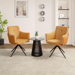 Set of 6 Swivel Dining Chairs