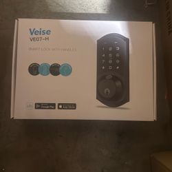Veise VE07-H Fingerprint Smart Locks for Front Door with Handle Set, App Control, Keyless Entry Keypad Deadbolt, Digital Electronic Touchscreen, Easy 