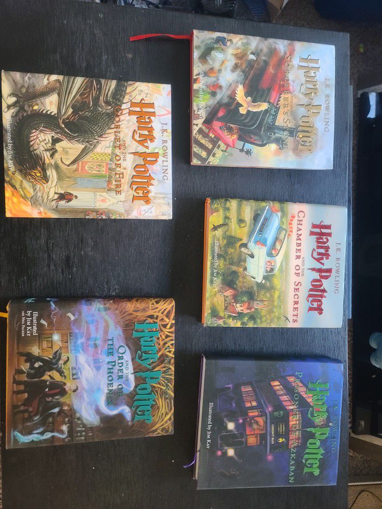 Harry Potter Illustrated Hardcovers 1-5