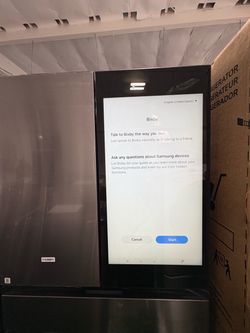 Samsung Family Hub Bespoke Smart Refrigerator with Bixby Touchscreen