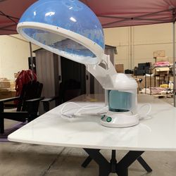 ZENY Portable Facial Steamer 2 in 1 Nano Ionic Face Steamer Humidifier and Hair Steamer with Hood, Face Steaming Warm Mist for Face Deep Cleaning Acne