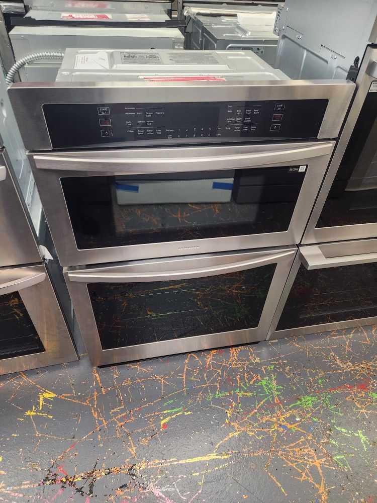Amazing Samsung 30 Inch Combination Wall Oven Electric Stainless Steel NQ70T5511DS